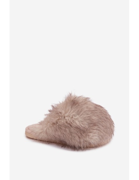 Furry Women's Slippers Beige Iseline