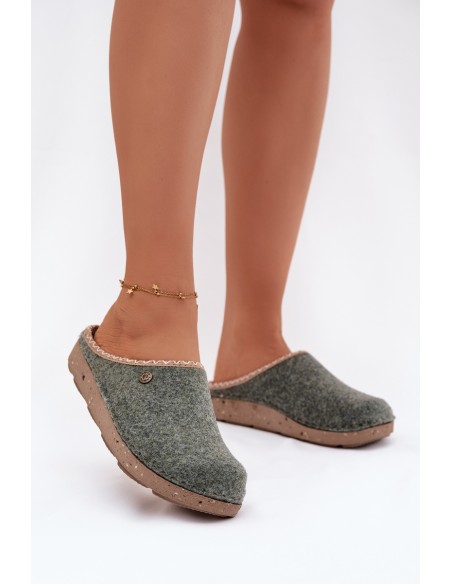 Home footwear Women's slippers Inblu ED000031 Green