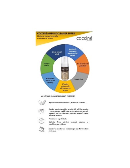 Coccine Cleaning Foam for Suede Nubuck and Textiles Nubuck Cleaner