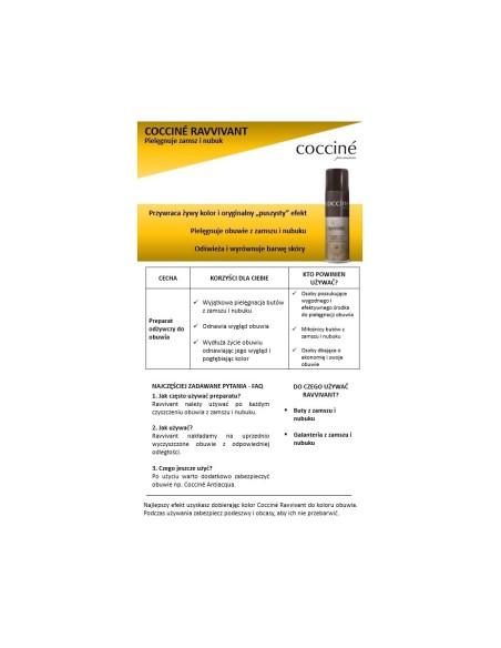 Coccine Ravvivant Regenerating Spray for Suede and Nubuck