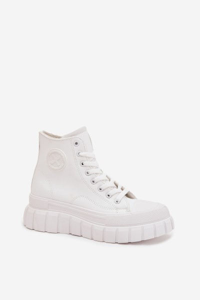 Insulated High Women's Sneakers On Platform Zip White Sarira 2