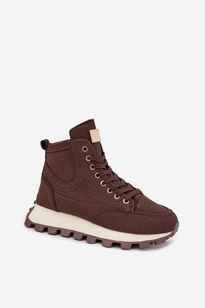 Insulated Women's Traper on Platform Brown Marivira 2