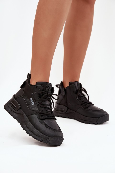 Women's Sports Shoes On Platform Big Star SS274509 Black