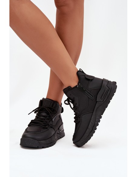 Women's Sports Shoes On Platform Big Star SS274509 Black