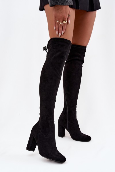 Women's Stiletto Boots Black Xamarin