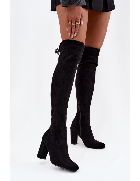 Women's Stiletto Boots Black Xamarin
