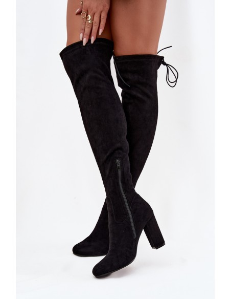 Women's Stiletto Boots Black Xamarin
