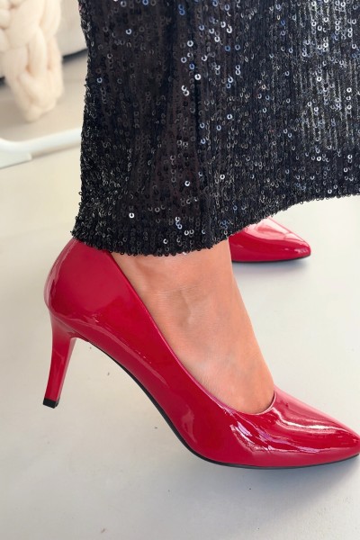 Polished High Heels Sergio Leone 1336 Red 2