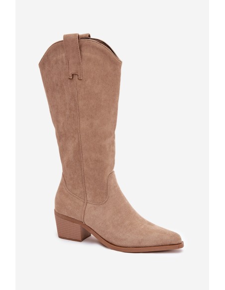 Cowgirl Boots Ladies Khaki Jazelle