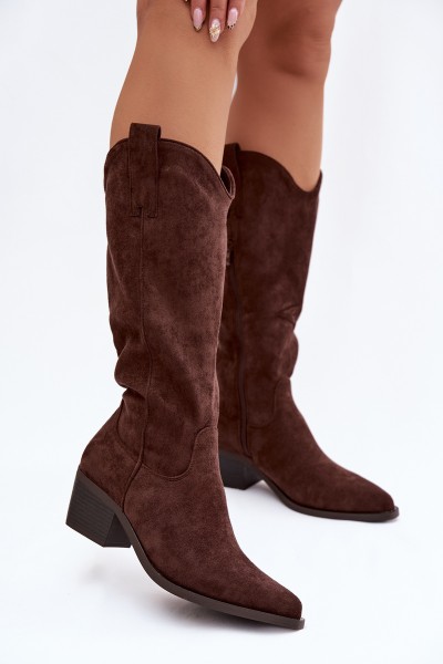 Cowboy Boots Women's Chocolate Jazelle 2