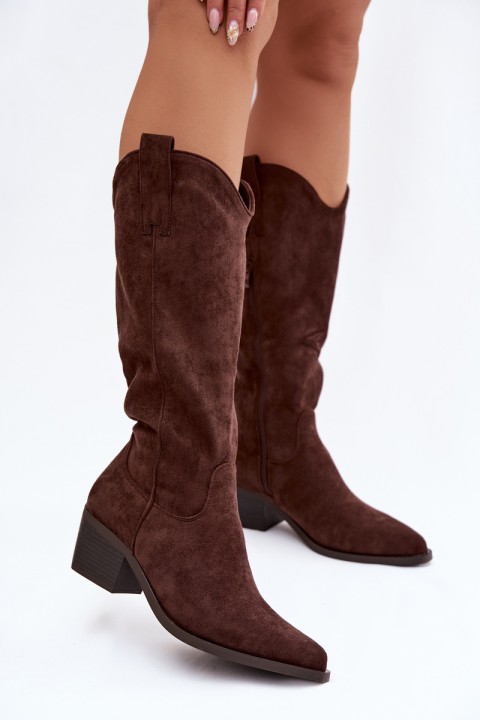 Cowboy Boots Women's Chocolate Jazelle
