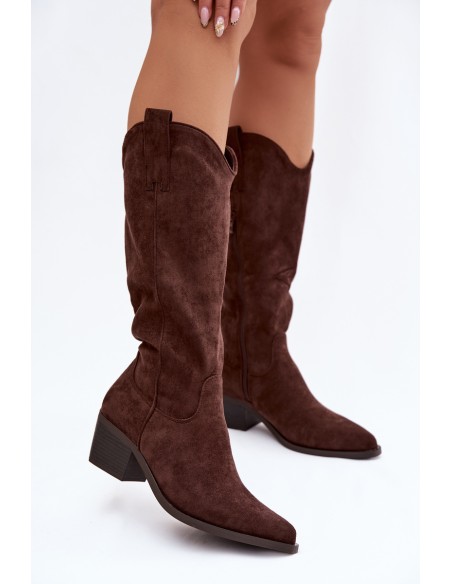 Cowboy Boots Women's Chocolate Jazelle