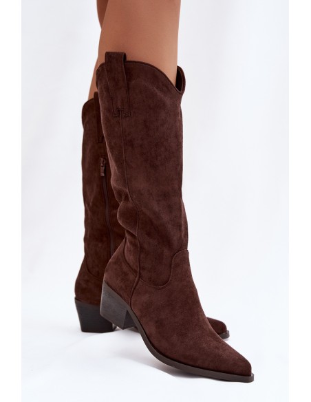 Cowboy Boots Women's Chocolate Jazelle