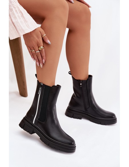 Boots Ankle Boots Women's Insulated Black Solenne