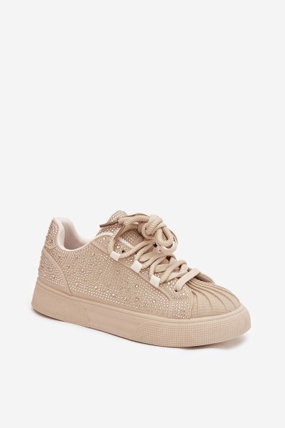 Decorated Women's Sneakers Beige Calissea 2
