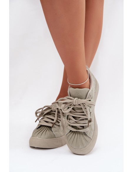 Embellished Women's Sneakers Green Calissea