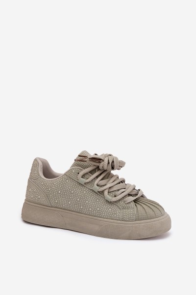 Embellished Women's Sneakers Green Calissea 2