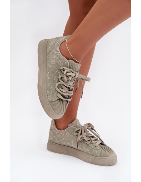 Embellished Women's Sneakers Green Calissea