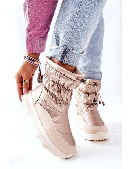 Women's Warm-up Snowboots Gold Starbone