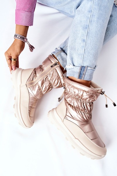 Women's Warm-up Snowboots Gold Starbone 2