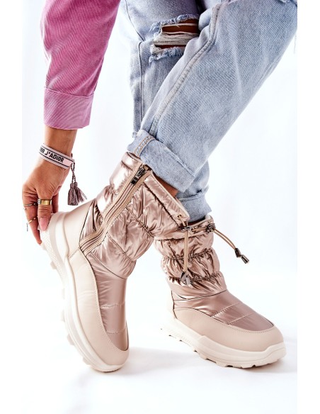 Women's Warm-up Snowboots Gold Starbone