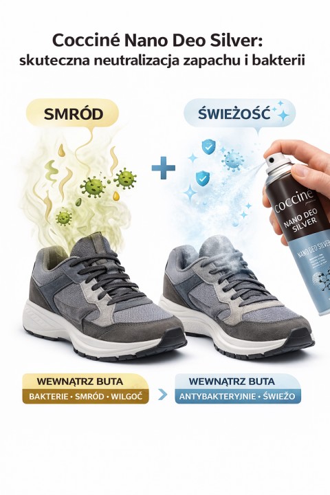 Coccine Nano Deo Silver Shoe Freshener 400ml