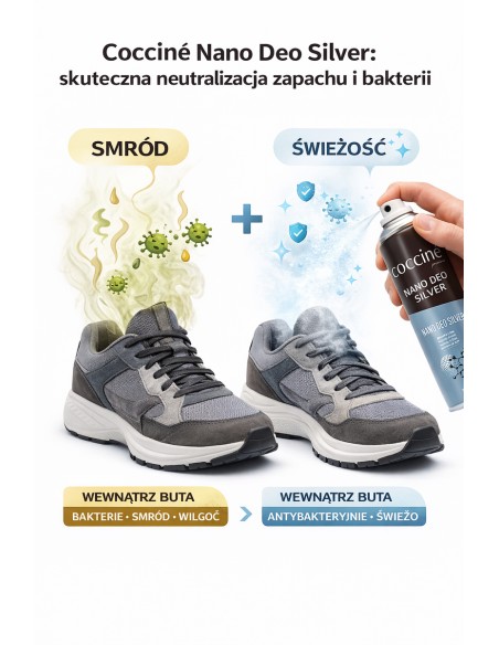Coccine Nano Deo Silver Shoe Freshener 400ml