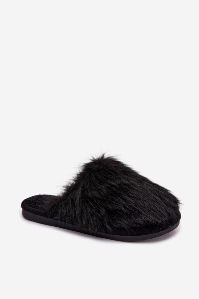 Furry Women's Slippers Black Katrisse 2