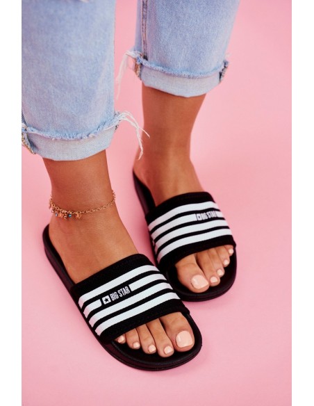 Moteriškos šlepetės Big Star FF274A353 juodos