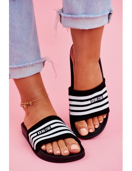 Women's Slippers Big Star FF274A353 Black