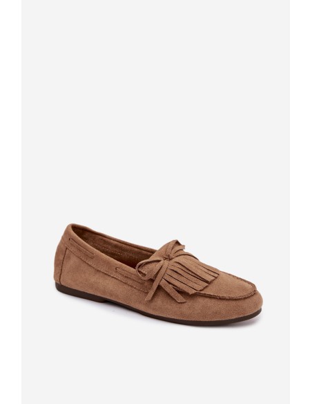 Moteriški mokasinai su kutais šviesiai rudi Janelisse