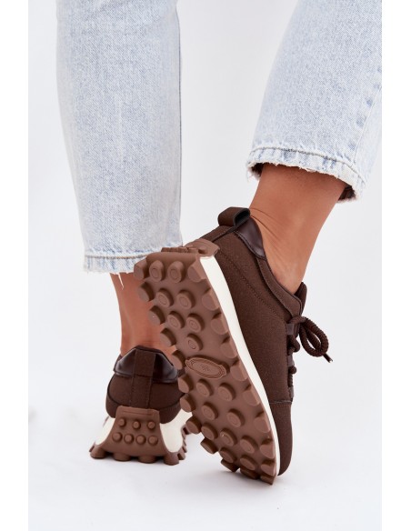 Riadella Chocolate Platform Sneakers Sports Shoes