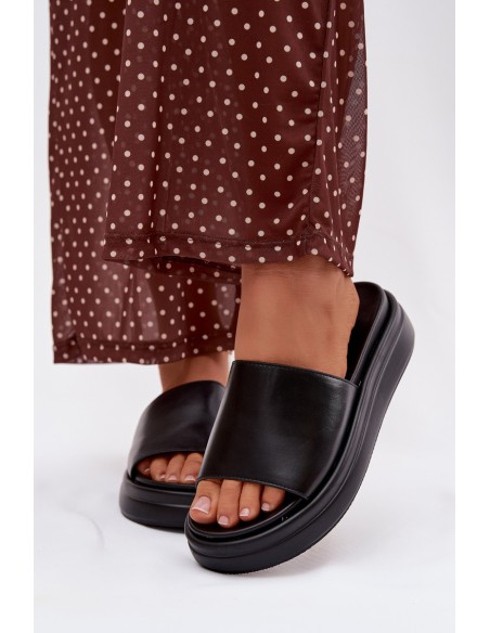 Women's Platform Sandals Black Tanelisse