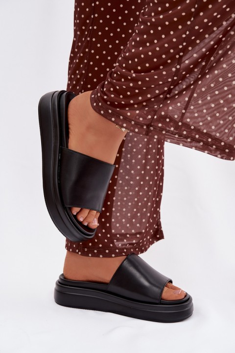 Women's Platform Sandals Black Tanelisse