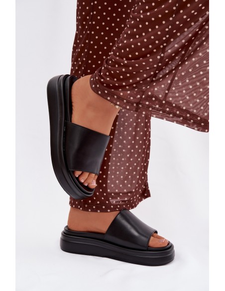 Women's Platform Sandals Black Tanelisse