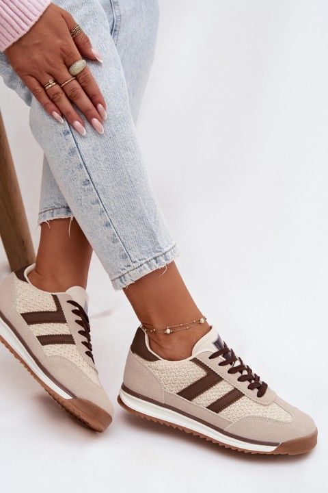 „Soretta“ moteriški smėlio spalvos sportbačiai