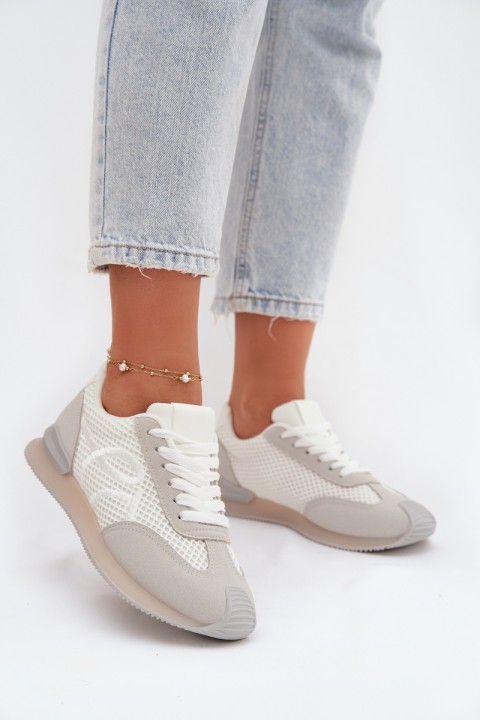 Moteriški balti ir pilki sportiniai bateliai „Tarlisse“