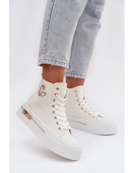 Women's Platform Sneakers White Meloria
