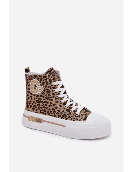 Women's Platform Sneakers Leopard Print Meloria