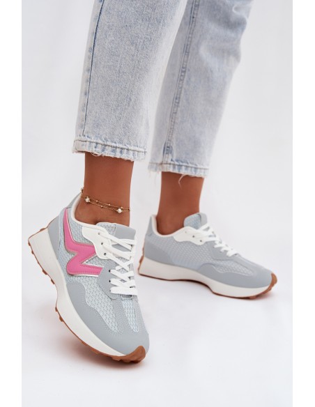 Moteriški mėlyni platforminiai sportbačiai „Janelora“