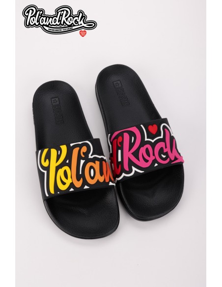 Flip flops Pol'and'Rock Festival X Big Star SS174508 Black