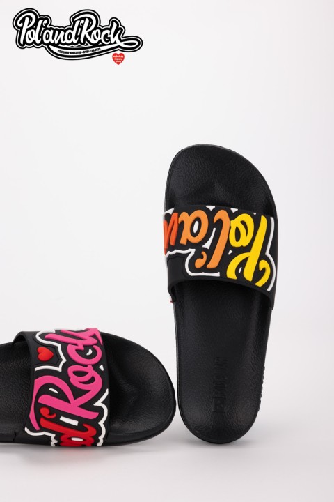 Šlepetės „Pol'and'Rock Festival X Big Star SS174508 Black“