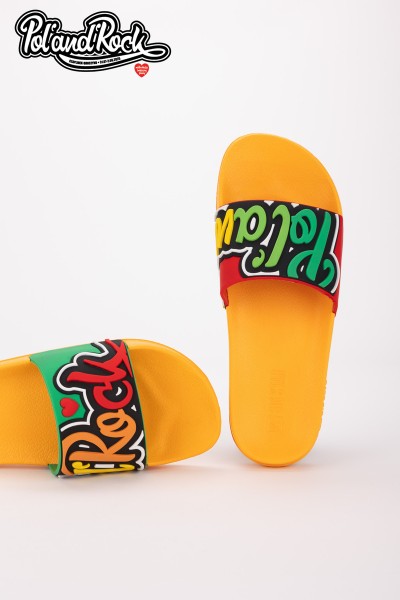 Flip Flops Pol'and'Rock Festival X Big Star SS174507 Yellow 2