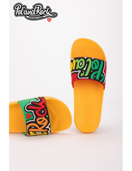 Flip Flops Pol'and'Rock Festival X Big Star SS174507 Yellow