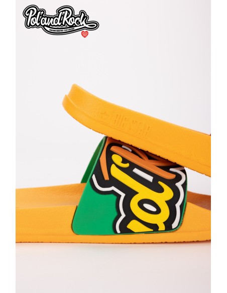 Flip Flops Pol'and'Rock Festival X Big Star SS174507 Yellow