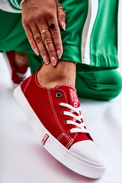 Women's Big Star Sneakers FF274089 Red 2