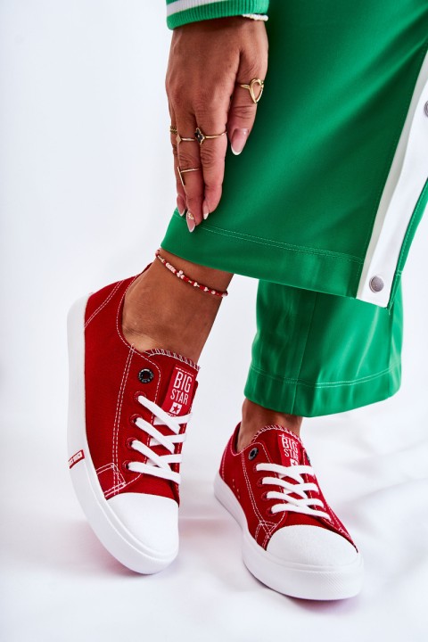 Moteriški sportbačiai „Big Star“ FF274089 raudoni