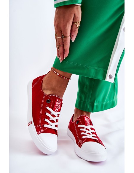 Moteriški sportbačiai „Big Star“ FF274089 raudoni