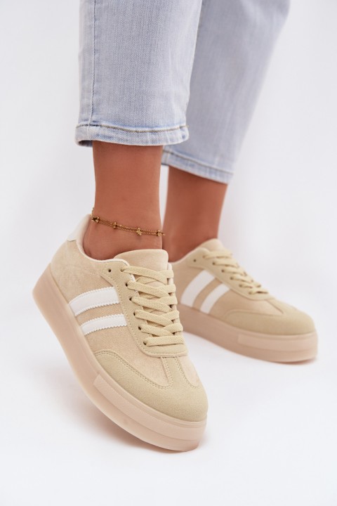 Moteriški platforminiai sportbačiai geltoni Giselia