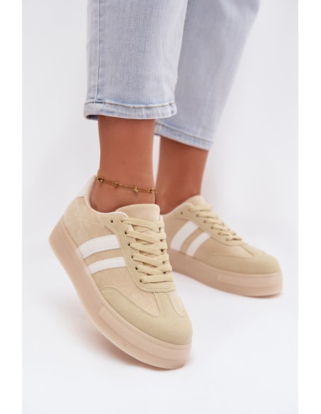 Women's Platform Sneakers Yellow Giselia
